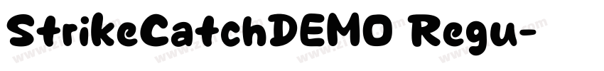 StrikeCatchDEMO Regu字体转换